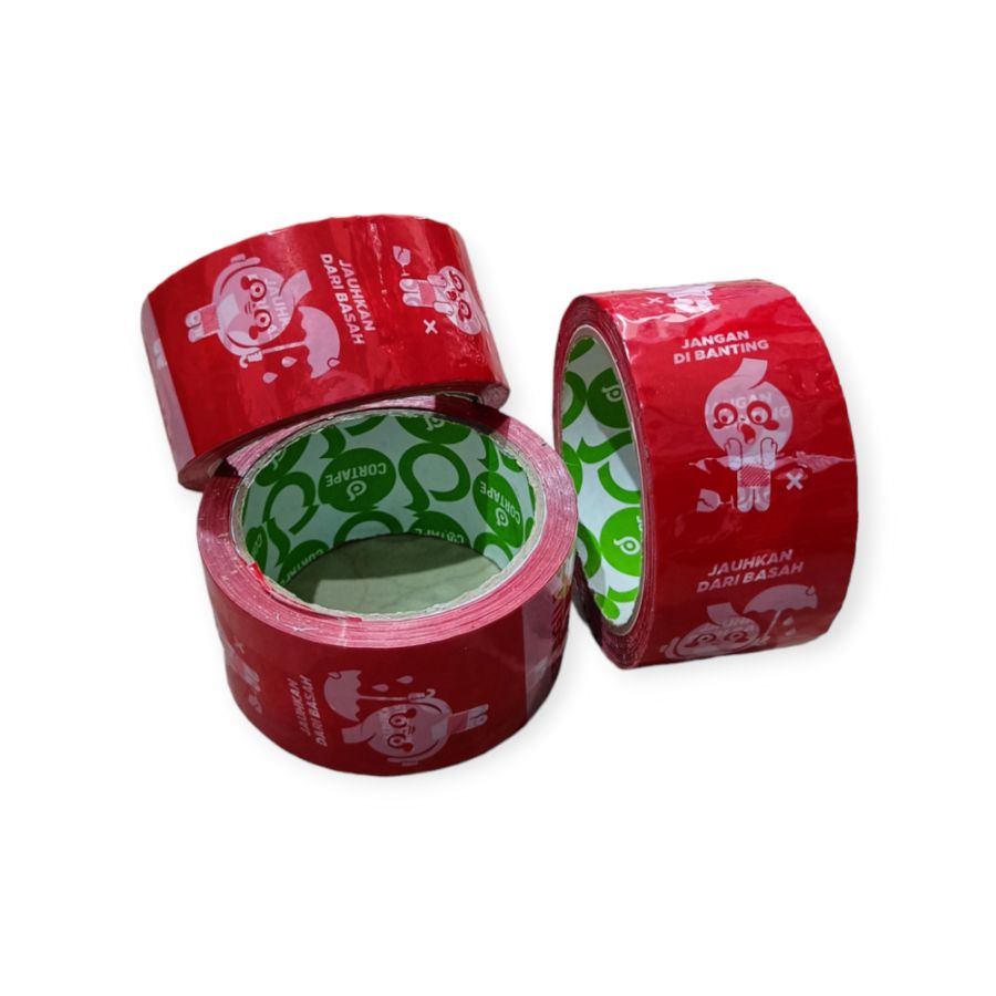 *LAKBAN CORTAPE MERAH