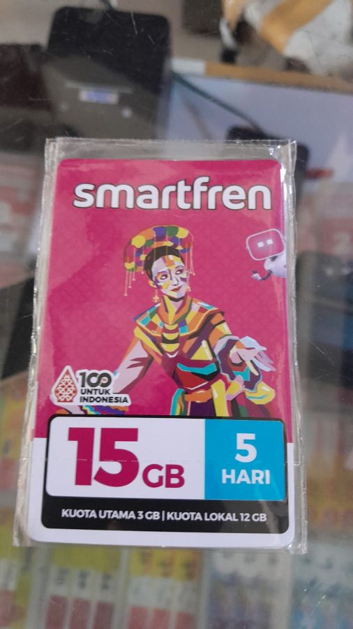 VOCER SMART 15GB 5hari full 24 jam (3gb Utama + 12gb Lokal Tuban)