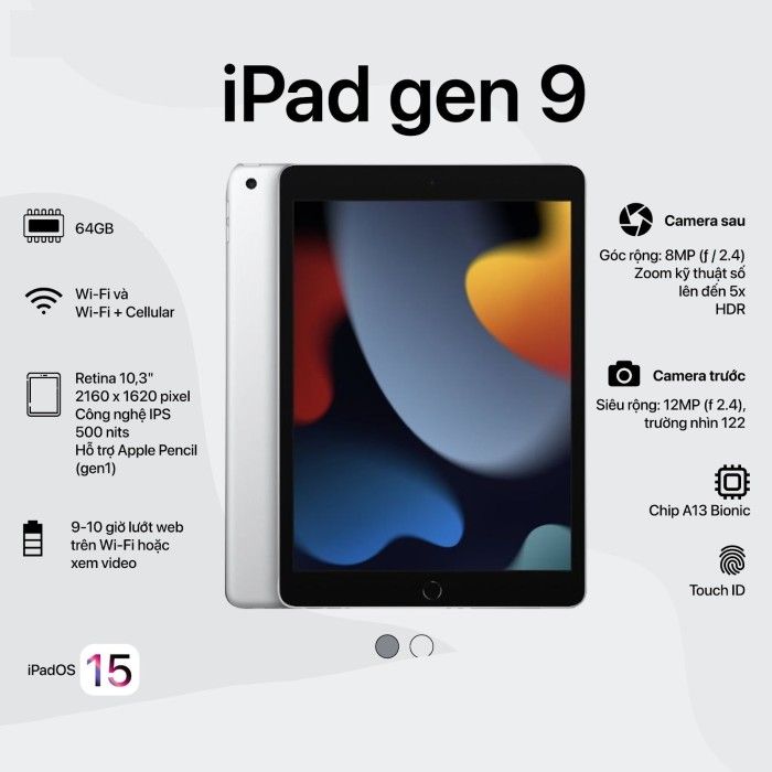Ipad 9 64gb wifi 