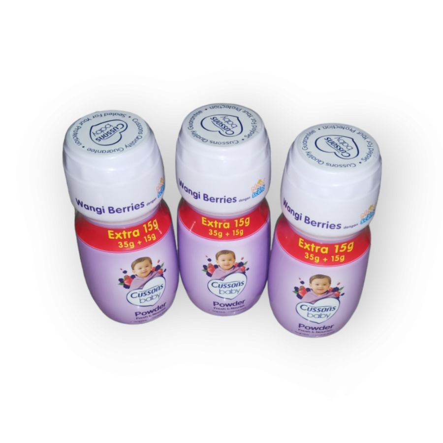 Bedak cussons 35+15 ungu