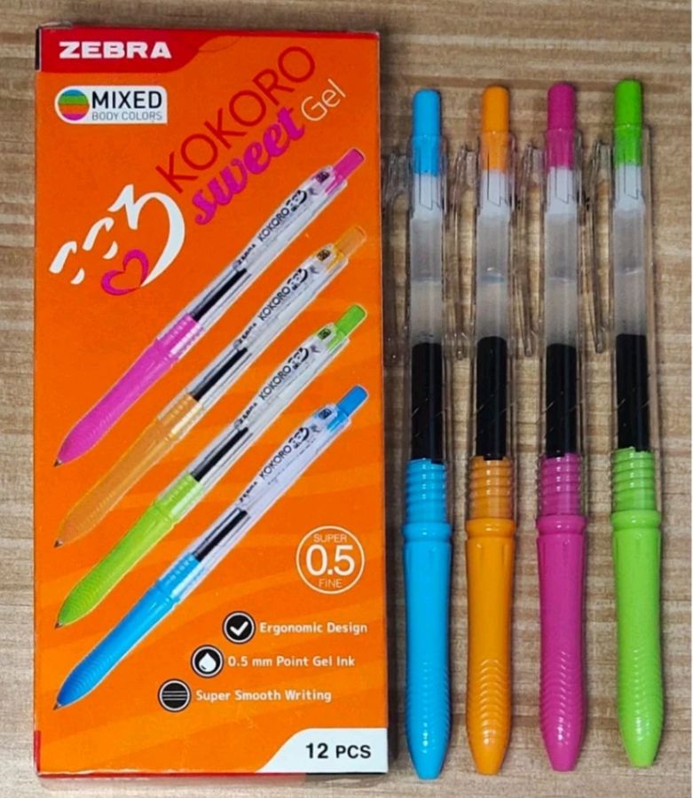 Zebra Black Gel Kokoro Sweet 0.5