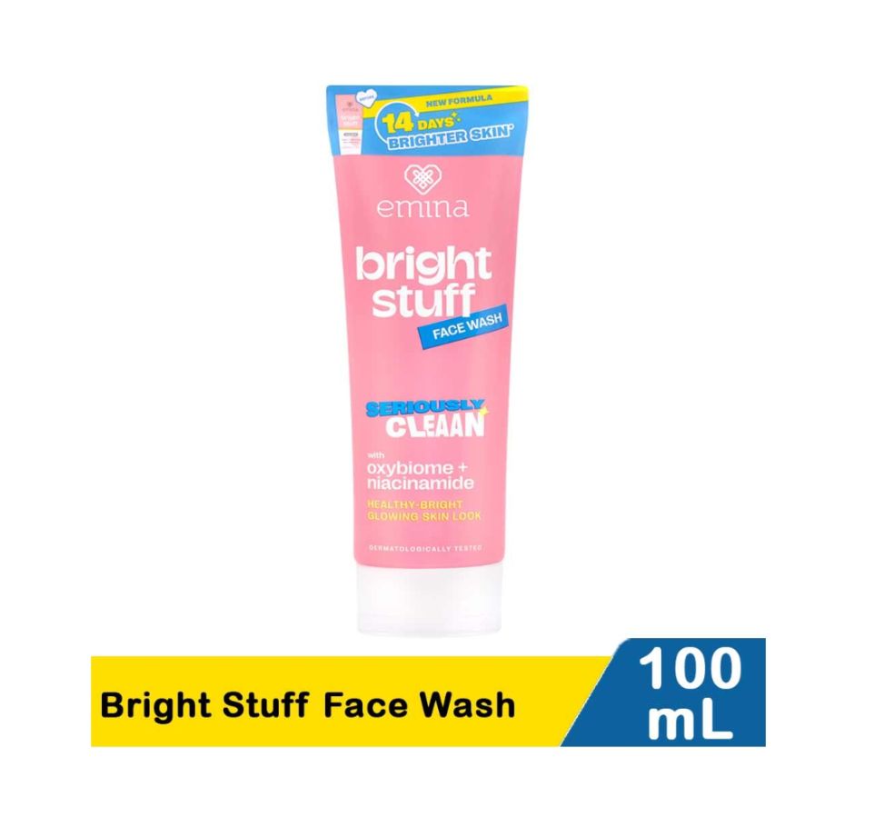 Emina face wash bright 100