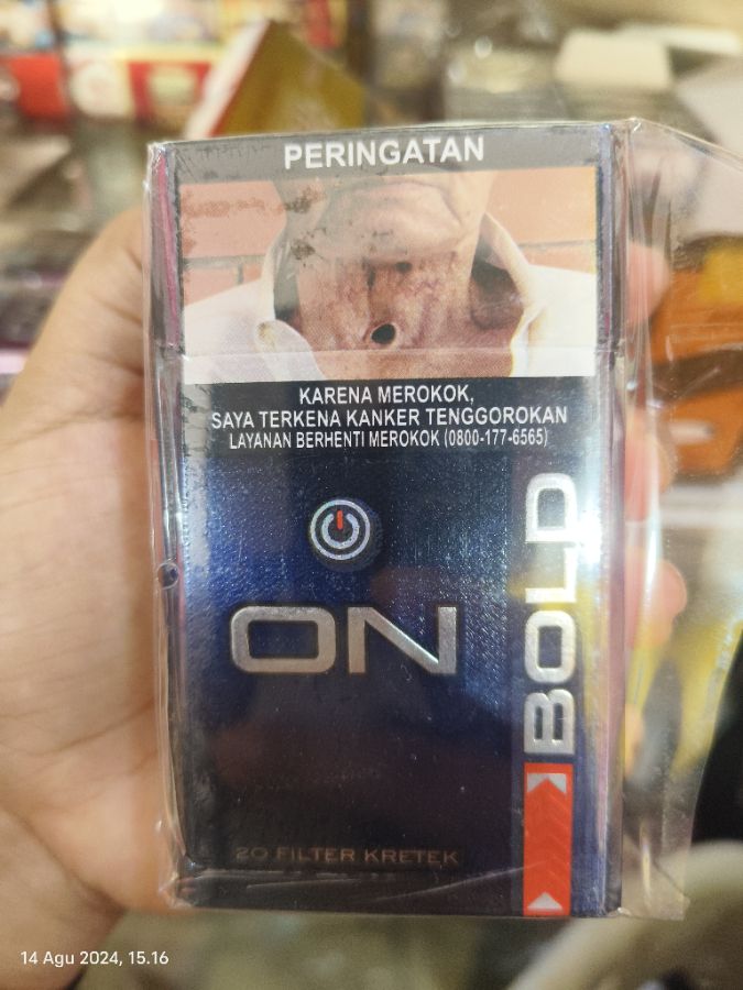 On bold 20