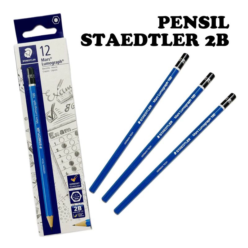 Pensil STAEDLER 2B asli