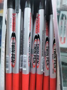 Twin Pen merah hitam