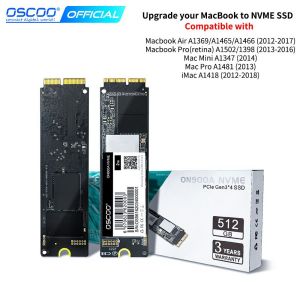 SSD M2 NVME Oscoo 256gb FOR MAC