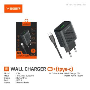 Charger Veger C3+ Type C 