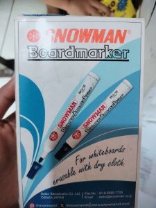 Spidol Snowman WB Biru 