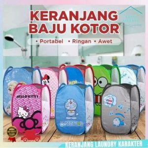 KERANJANG BAJU LIPAT KARAKTER