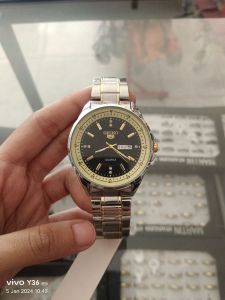Seiko Jam Tangan Krepyak Cewek Silver Gold