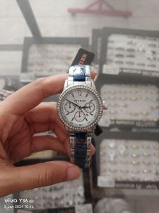 Hermier Jam Tangan Krepyak Cewek Silver Blue
