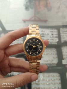 VR Quartz Jam Tangan Cewek Krepyak Gold