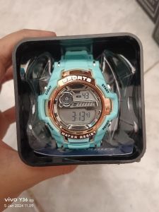 Cardiff Sport Jam Tangan Cewek Blue