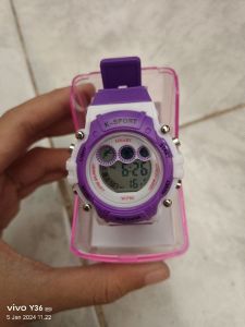Linary Sport Jam Tangan Anak Ungu