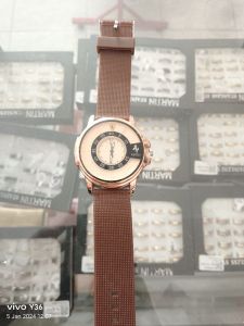 Ferrari Jam Tangan Cewek Brown Gold