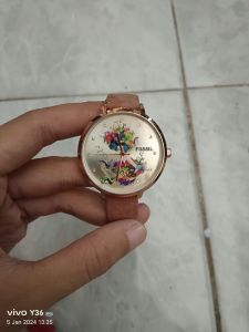 Fossil Jam Tangan Cewek Brown