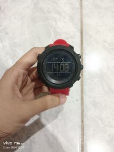 Edify Jam Tangan Cowok Black Red