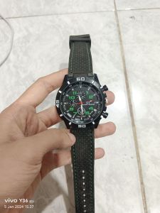 Grand Touring Jam Tangan Cowok Black Green