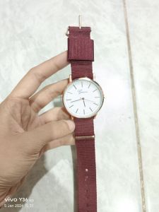 Geneva Jam Tangan Cewek Maroon