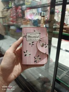 Rare Dompet Kartu Cewek Pink