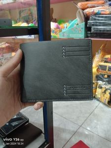 Boweisi Dompet Cowok Hitam