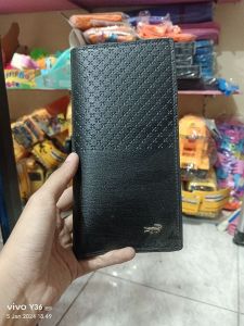 Lacoste Dompet Panjang Cowok Black