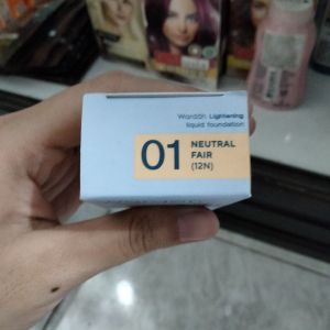 Wardah Liquid Foundation 2in1 Makeup + Brightening Skincare No.01 Neutral Fair