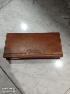 Boweisi Dompet Panjang Cowok Brown 