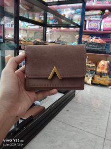 V Dompet Cewek Brown