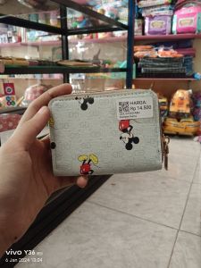 Mickey Dompet Kartu Cewek Abu