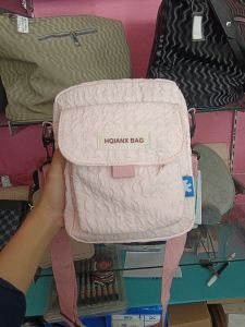 Hqianx Tas Fashion Slempang Soft Pink