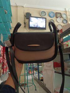 Tas Fashion Slempang Black White