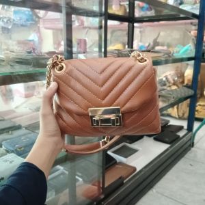 Tas Fashion Rantai Brown