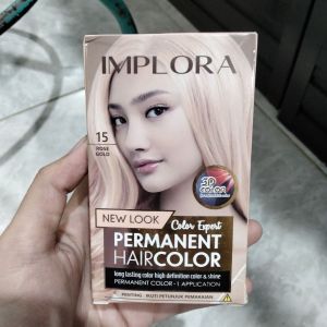 Implora Permanent Hair Color No.15 Rose Gold 230ml + 10ml