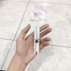 Yaxiya Gelang Serut Love Gold Variasi