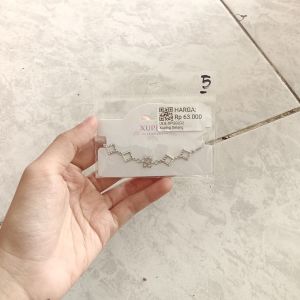 Xuping Gelang Square Silver
