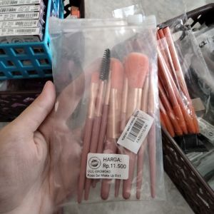 Kuas Set Make Up 8in1/ Pink 