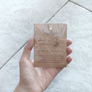 Kalung Zodiac Gold Scorpio