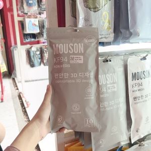 Mouson KF94/Dewasa/10pcs/Abu