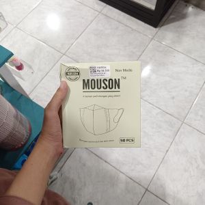 Mouson Duckbill Box/Dewasa/50pcs/Hitam