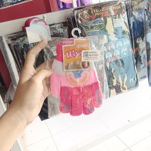 QingLian Sarung Tangan Anak 3 Warna Motif