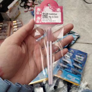 Sisir Bulu Mata Isi 2/ Pink