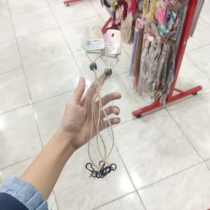 Strap Masker Ulir Polos Coklat Susu