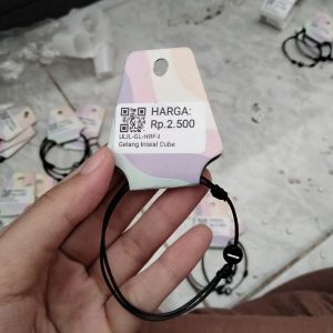 Gelang Inisial Cube/ I