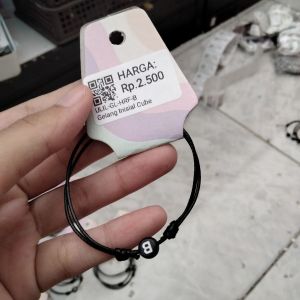 Gelang Inisial Cube/ B