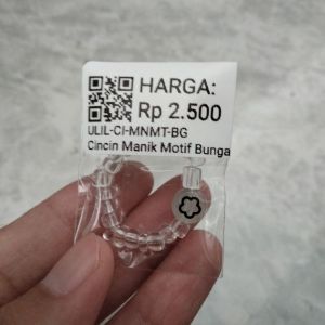 Cincin Manik Motif Bunga 