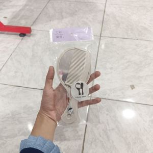 Colour Mirror Set Kaca dan Sisir