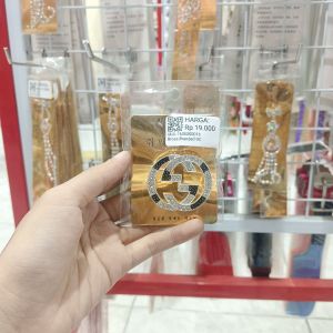 Bross Branded Guci Black Silver