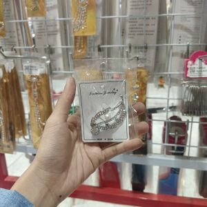 Bross Fashion Daun Silver Perak