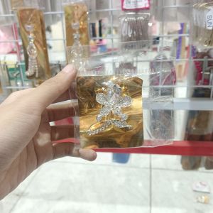 Bross Bunga Premium Perak